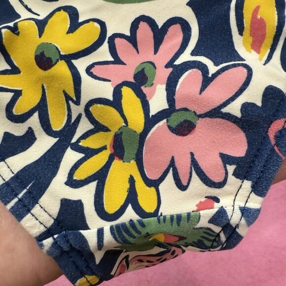 Roller Rabbit Girls Swimsuit 2T Floral Colorful Two Piece - Picture 9 of 11